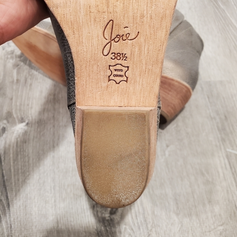 NEW Joie Jodi Metallic Leather Ankle Boot - Picture 5 of 5